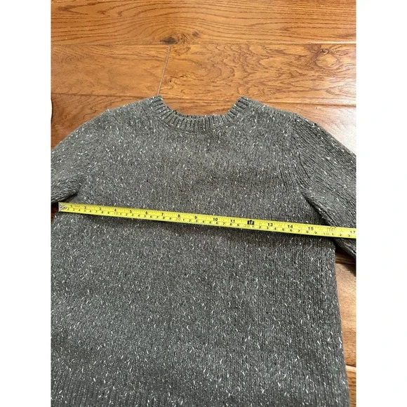Club Monaco Women's Sweater split back Gray Retail $169 XS 38% Wool - Picture 7 of 10